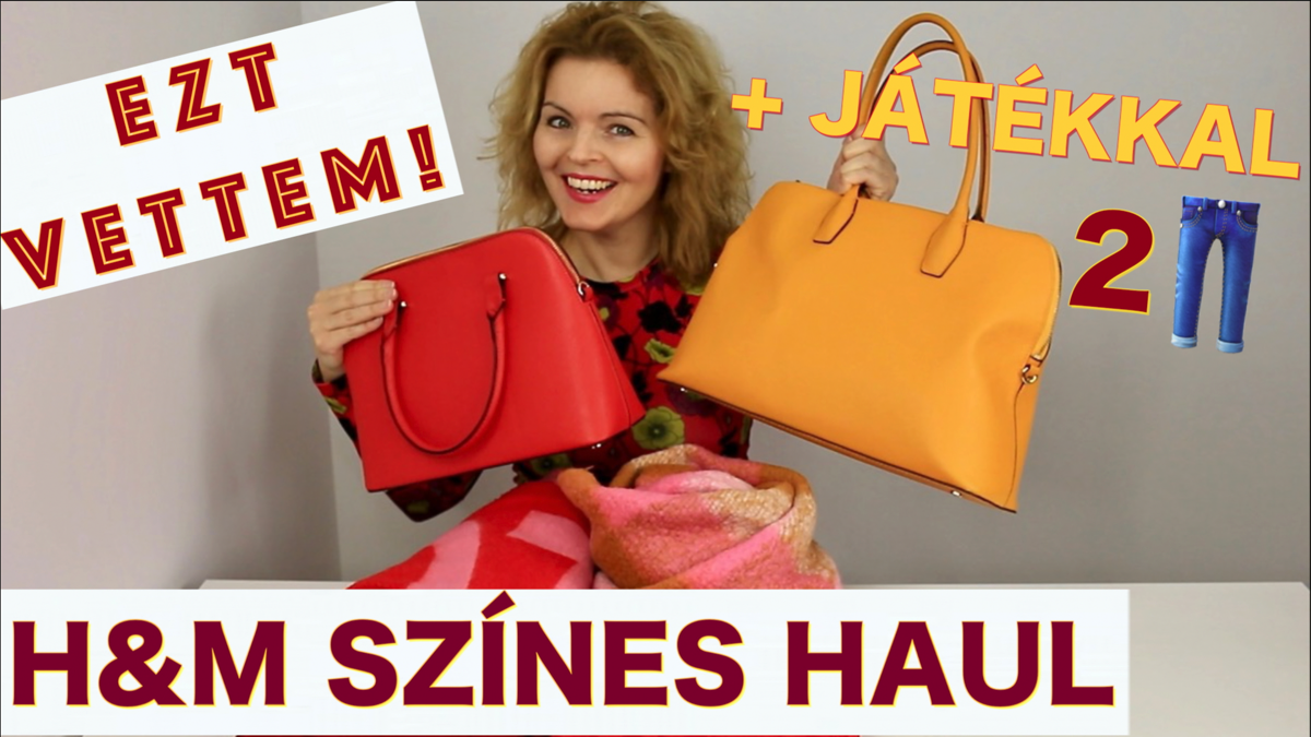 Ezt vettem! H&M színes HAUL + Játékkal!